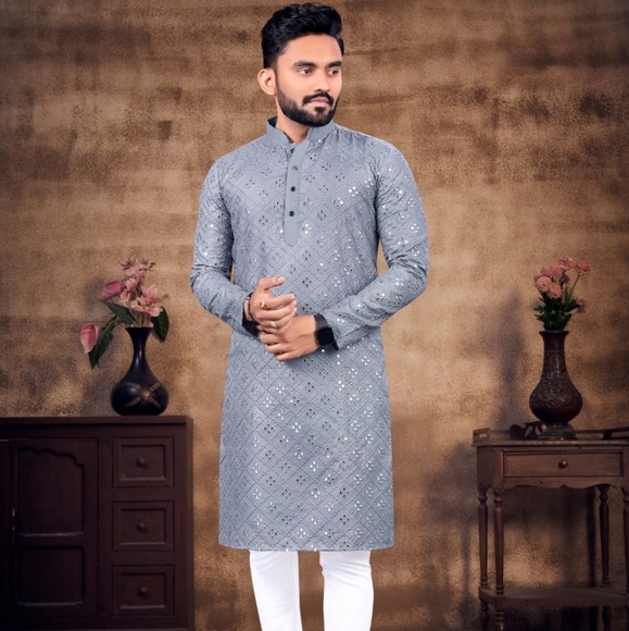 Season Special Men Kurta and Pygama - Picture 2 of 6